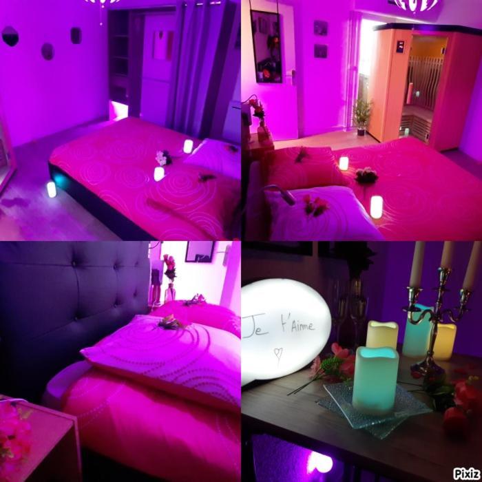 Luxe Sauna Privatif Et Grand Bain Jacuzzi A Deux A Biscarosse Plage Pour Nuit Romantique Avec Decoration Led Et Bougies Biscarrosse Dış mekan fotoğraf